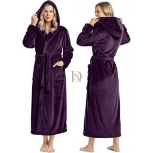 NY Threads Women's Fleece Hooded Robe