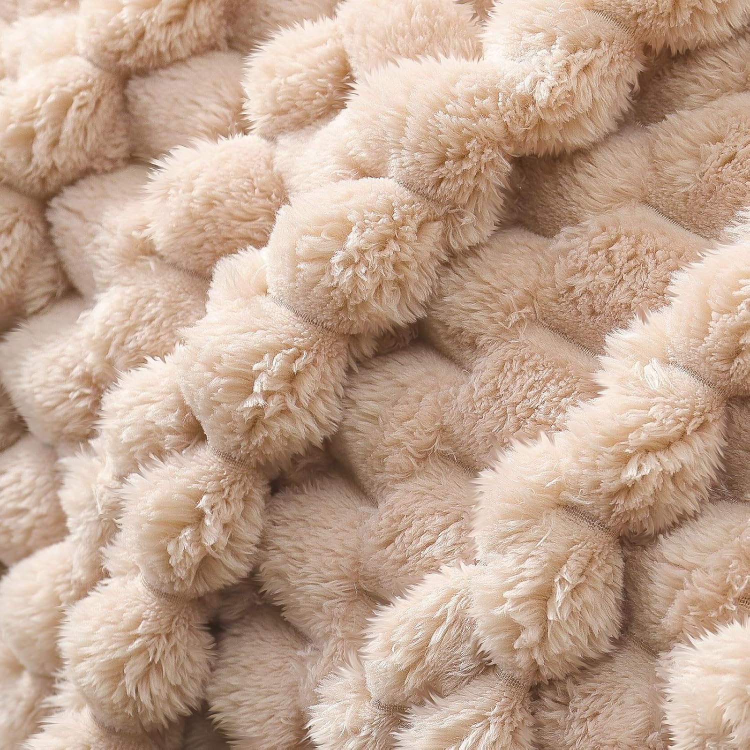 Twin Size Blanket for Bed with Jacquard Pattern - Image 4