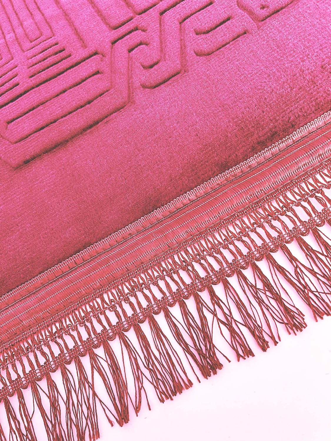 Prayer Rug Muslim Mat Islamic Pink - Image 5