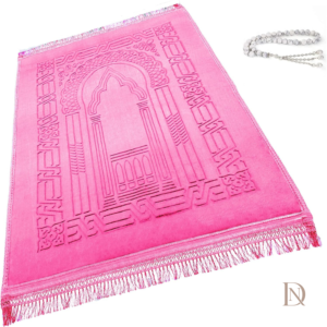 Prayer Rug Muslim Mat Islamic Pink